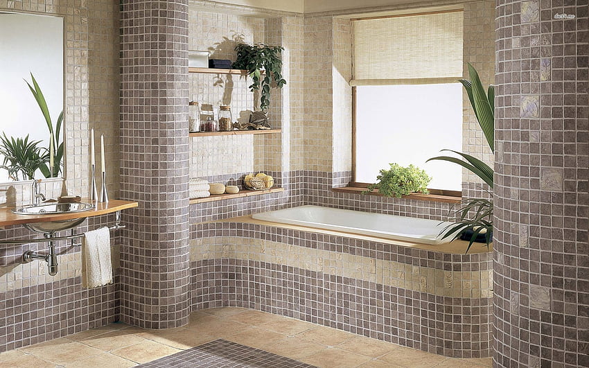 Ceramic Tile for your bathroom flooring at Floor Coverings International - Plano